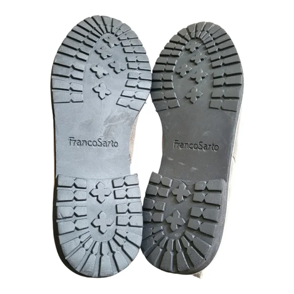 Franco Sarto Womens Cole Gray Suede Ankle Booties. - Picture 4 of 5